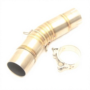 Tubo de escape para motocicleta Suzuki, sección media de 51 mm, tubo curvado de acero inoxidable para modificación Gsx250r Gw250 - Product Image 3