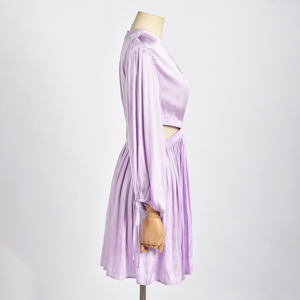 เดรสทรงลูกเรือสำหรับผู้หญิงแขนยาวระบายอากาศได้สไตล์แฟชั่นยอดนิยมใหม่ - Product Image 2