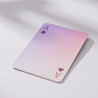 Cartes à jouer personnalisées imprimées de haute qualité Anime mignon rose cartes à jouer en papier écologique de dessin animé personnalisé