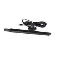 Antena Omnidireccional Externa de Goma 4G, Amplificador de Señal 4G, Antena de Tarjeta de Red, Antena de Comunicación con Base Magnética