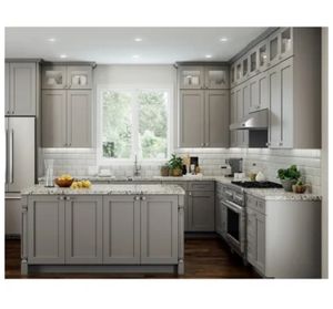 Juego de Muebles de Cocina de Madera Maciza Estilo Shaker, Color y Tamaño Personalizados, Certificación ISO9001, Listo para Armar - Product Image 4