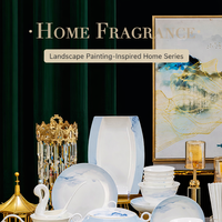 Assiettes en porcelaine de luxe en gros, motif floral, en silicone, pour restaurant et fête, qualité alimentaire, compatibles micro-ondes