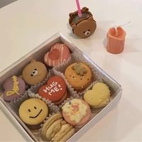 IMEE blanc rose Transparent chocolat truffe Cookie Macaron gâteau beignet boîte d'emballage boulangerie boîte avec couvercle Transparent