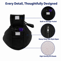 Support de tablette portable pliable avec poignée de transport et coussin à billes pour lit, canapé et voyage, idéal pour la lecture, direct usine
