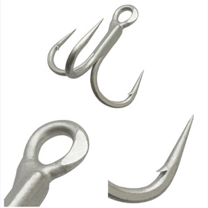 Mustad 100% Gốc 7x Mạnh Mẽ kaiju treble Móc Chất Lượng Cao Thép Carbon Cao 2/0-7/0 Kích Thước Phạm Vi - Product Image 5