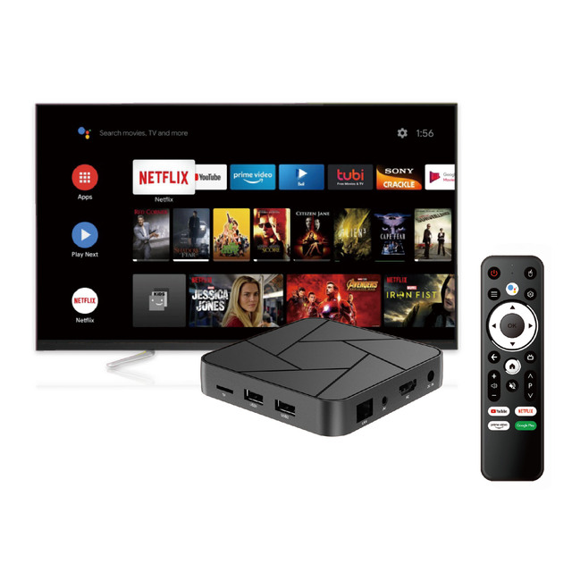 New 4K Set-Top Box S8 Pro Amlogic S905w2 ATV Android TV Box Voice Remote Android 11 Ip Tv Smart Tv Box Internet Video Player