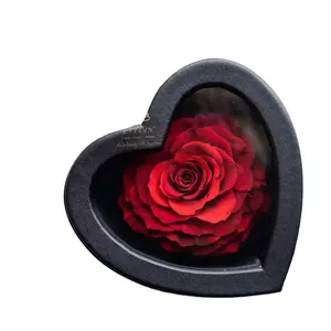Valentine của ngày da Rỗng ra hoa hộp duy nhất bất tử hoa hồng ngọt ngào kẹo bọc hộp quà tặng với Quà Tặng tay
