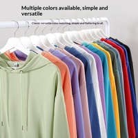 Sweat à capuche ample à manches longues pour jeunes, avec logo imprimé personnalisé et broderie, pour le printemps et l'automne