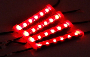 Piezas de automóviles rgb tira de led accesorios del coche del motor luz de la bahía del camión luz con 24ey control remoto IR - Product Image 4