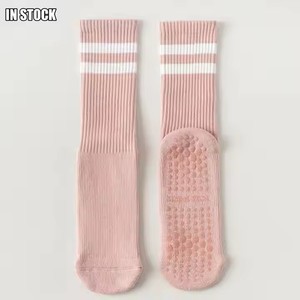 Calcetines de Yoga y Pilates de Algodón Antideslizantes para Mujer 2026-3, Calcetines de Ballet con Logo de Marca, Venta al Por Mayor - Product Image 3