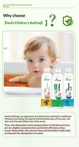 Lotion liquide pour bain et bain de pieds aux herbes pour bébé avec armoise et racine d'isatis - Spécialisé pour les enfants - Product Image 2