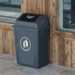 Nhà cung cấp 60 lít đu nắp thùng rác chất thải bin Nhựa thùng rác - Product Image 4