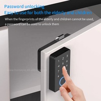 Serrure de tiroir intelligente numérique avec code d'accès par empreinte digitale, carte RFID, application Tuya, pour armoires de gym, meubles, armoires
