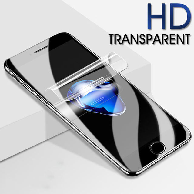 Clear Soft TPU UV Hydrogel Film for iPhone 14 13 12 11 Pro Max Screen Protector for iPhone 6 7 8 Plus X XR XS Max