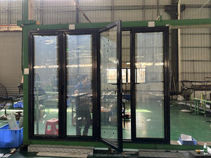 Porte de <span class=keywords><strong>garage</strong></span> moderne à faible entretien avec construction en aluminium et verre, résistante aux UV et imperméable - Product Image 3