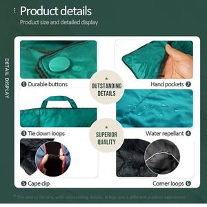 Multi-Functional Quilted Blanket Waterproof and Warm Camping Mat Printed for Comfortable Outdoor Adventures - Product Image 6