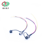 Conector macho de 4 pines con codificación A M8 M10 M12, tapa antipolvo, impermeable IP67, cable de terminal para sensor/actuador industrial