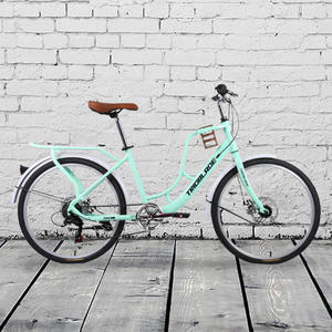 Bicicletas para <span class=keywords><strong>Mujer</strong></span> de 24 y 26 Pulgadas, OEM ODM, Múltiples Colores, <span class=keywords><strong>Bicicleta</strong></span> Urbana de Acero con Alto Contenido de Carbono - Product Image 2