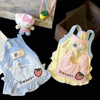 Vêtements pour animaux de compagnie, chiens et chats, gilets fins et mignons en polyester pour petits chiens, Yorkshire Terrier, Schnauzer, Bichon Frise, Teddy