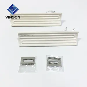 VINSON 245x60mm 220V 650W चीनी मिट्टी अवरक्त पैनल Emitters के लिए हीटर Radiators