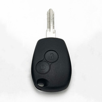 Clé de voiture Renault fabriquée en usine pour Clio Kangoo Master Modus Logan, clés de véhicule, coque de clé à plat Renault, clé à distance