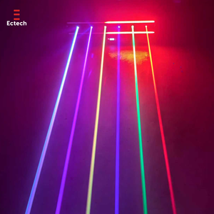 Barra de Luces Láser Móvil de 6 Cabezas a Todo Color con Control DMX512 y Potencia de 3W para Iluminación Profesional de Escenarios y Bodas - Product Image 5
