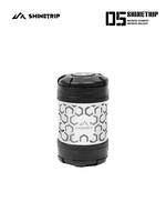 Lampe d'ambiance rotative à LED, alimentée par batterie, étanche IPX4, 19 lampes, multifonction, réglable, pour le camping en plein air