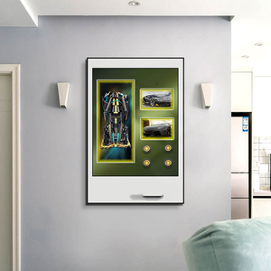 Vente chaude 3D briques voiture de course mur haute définition affichage cadre Photo haut de gamme Hall d'entrée salon chambre décoration - Product Image 2