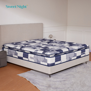 OEM ODM Qualitäts-Hybridmatratze King-Size <span class=keywords><strong>Memory</strong></span>-Schaum Hersteller Orthopädische Latex-Pillow-Top Taschenfederkernmatratzen Roll-in-Box - Product Image 6