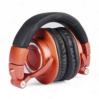 TNH ATH M50X perlengkapan Studio rekaman musik Headset Headphone Monitor mikrofon untuk perekaman Studio siaran Podcasting