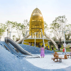 Attraente Attrezzatura per Parco Giochi all'Aperto Fatta in Casa, Parco Giochi Personalizzato a Forma di Polpo con Scivolo in Acciaio Inossidabile - Product Image 3