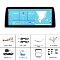 Podofo Radio mobil 12.3 inci, 6 + 128G Untuk BMW semua seri 8 Core pemutar mobil nirkabel/Android Auto/GPS/WiFi/IPS/grosir Autoradio