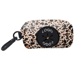 Fashion Animal Print Dog Harness with Adjustable Buckle Closure and Bowknot Accessory Set for Pets - Product Image 5