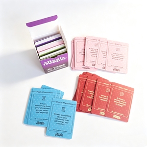 Cartes de conversation personnalisées écologiques en forme de cœurs parlants - <span class=keywords><strong>Jeu</strong></span> de cartes pour couples pour les soirées romantiques et les aventures en voyage - Product Image 5