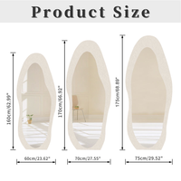 Miroir d'habillage intégral fait à la main pour chambre à coucher Miroir décoratif de haute qualité à prix d'usine Grand miroir d'habillage