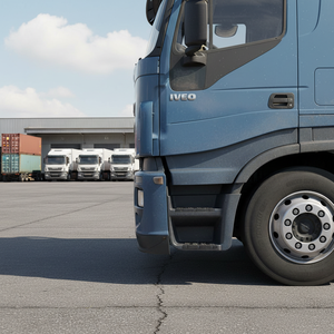 Marchepied droit gris pour camion, marque italienne fiable, modèle [Mod]. Ad-At pour Iveco Stralis 2007 - Product Image 3