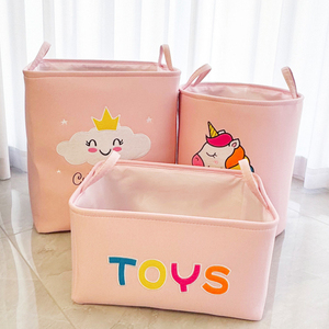 Thấp moq mô hình phim hoạt hình có thể gập lại Hộp trẻ em tổ chức Lưu trữ vải bin children's lưu trữ đồ chơi hộp với OME Nhà cung cấp - Product Image 6