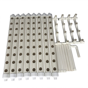 Système <span class=keywords><strong>de</strong></span> culture hydroponique d'extérieur multi-niveaux en PVC à 12 tuyaux et 108 sites pour fraises, herbes, <span class=keywords><strong>tomates</strong></span> et légumes-feuilles – Prix abordable, à faire soi-même - Product Image 2