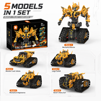 Juego de Bloques de Construcción de Robots a Control Remoto, Serie de Bloques de Partículas Pequeñas, Compatible con Juguetes de Construcción, Regalo
