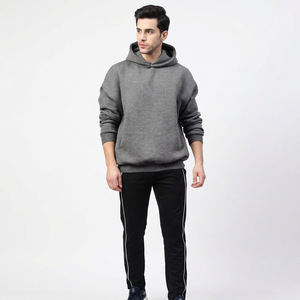 Sudadera con Capucha Vintage 100% Algodón para Hombre, para Invierno, Estilo Urbano, con Logotipo Personalizado, de Secado Rápido, Transpirable, Color Liso Único - Product Image 1