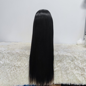 LetsFly 11A SDD 13x4 440 gramos Personalizar Peluca Frontal de encaje Peluca de cabello humano recto virgen brasileño para mujeres negras Envío <span class=keywords><strong>gratis</strong></span> - Product Image 4