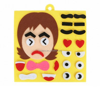 Kits d'artisanat d'expression en feutre de tissu éducatif personnalisé bricolage en gros pour enfants