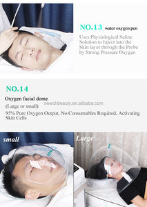 Nouvelle machine faciale professionnelle Hydra Beauty Salon 14 en 1, soin de la peau à l'oxygène, injection, traitement de l'acné du visage et du corps pour un usage domestique - Product Image 6
