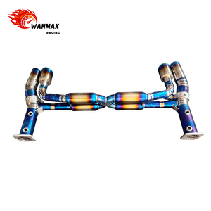 Escape de alto rendimiento para <span class=keywords><strong>Porsche</strong></span> 911 <span class=keywords><strong>997</strong></span>,2 <span class=keywords><strong>Turbo</strong></span> y <span class=keywords><strong>Turbo</strong></span> S (2010-2012), sistema Cat-Back con válvula, acero inoxidable 304 - Product Image 2