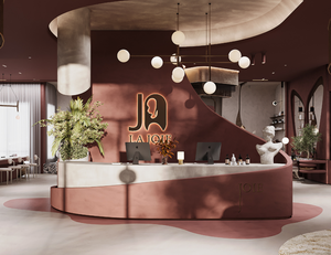 Estaciones de Salón de Belleza de Lujo Artísticas Personalizadas, Diseño Interior Integral, Estaciones de Barbería, Personalización Completa de Tiendas, Mobiliario de Salón - Product Image 2