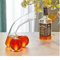 Decantador de Vidrio de Borosilicato de Alta Calidad con Forma de Órgano Genital, Regalo Único para Fiestas, Cumpleaños, Whisky y Vino