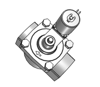 Válvula solenoide operada por piloto de 2 puertos serie SMC Original/JSXD para producción electrónica