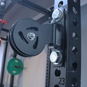 <span class=keywords><strong>Poulie</strong></span> de roulement fixe montée en rack accessoires d'équipement de fitness d'aviron assis à position haute faits maison - Product Image 4