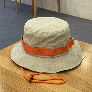 Sombrero de pescador de ala ancha con protección UV Sombrero de pescador de nylon impermeable para senderismo con cuerda - Product Image 5
