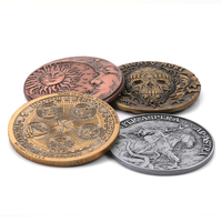 Pièces de monnaie métalliques vierges personnalisées gravées, anciennes et modernes, en gros, provenant de Chine